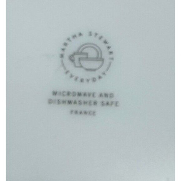 Martha Stewart MTW5 Purple Pacific Wildflowers France Glass Dinner Plates Set 4 - Picture 13 of 16